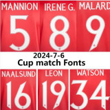 24/25 Man Utd  Home 1:1 Fans Soccer Jersey