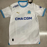 23/24 Marseille Home 1:1 Fans Soccer Jersey (Print all Sponsor)