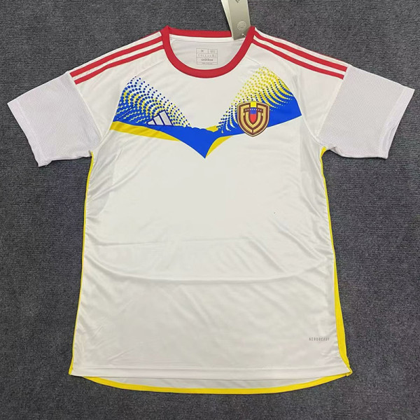 24-25 Venezuela White Fans Soccer Jersey