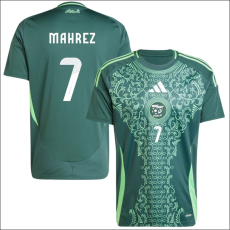 24-25 Algeria Away (MAHREZ#7)Fans Soccer Jersey(带7号MAHREZ字)(无星）