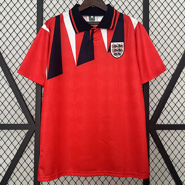 1992 England Away Retro Soccer Jersey