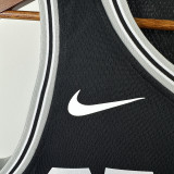 Sa Spurs FOX #4 Black Top Quality Hot Pressing NBA Jersey