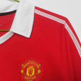 2010/2011 Man Utd Home Long sleeve Retro soccer jersey (长袖)