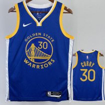 22/23 WARRIORS CURRY #30 Blue Top Quality Hot Pressing NBA Jersey (V领)