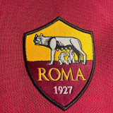 2017/2018 Roma Away Long Sleeve Retro Soccer Jersey