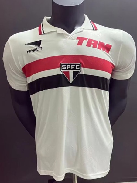 1993/1994 Sao Paulo Home Retro Soccer Jersey