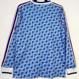 1990/1992 Man Utd Away Long Sleeve  Retro Soccer Jersey