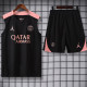 25-26 PSG Black Tank top and shorts suit