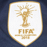 2018 France Home Long Sleeve Retro Soccer Jersey