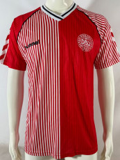 1986 Denmark Home Retro Soccer Jersey