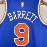 22/23 KNICKS BARRETT #9 Blue Top Quality Hot Pressing NBA Jersey