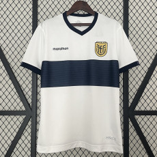 24-25 Ecuador White  Fans Soccer Jersey