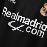 2001/2002 RMA Black Retro Soccer Jersey