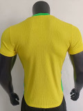 25-26 Brazil Home  Player Version Soccer Jersey