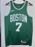 22/23 CELTICS BROWN #7 Green Top Quality Hot Pressing NBA Jersey