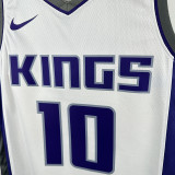 22/23 Kings DeROZAN #10 White Home Top Quality Hot Pressing NBA Jersey