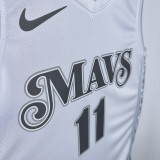24/25 Dallas Mavericks IRVING #11 White  City Edition  Top Quality Hot Pressing Retro NBA Jersey