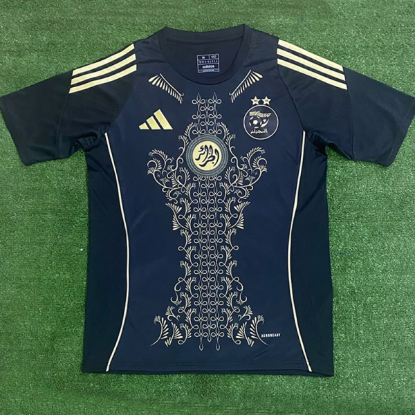 24-25 Algeria Black Training Shirts