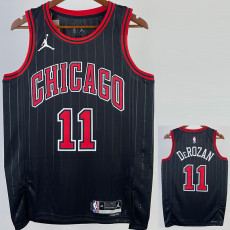 22/23 BULLS DEROZAN #11 Black Top Quality Hot Pressing NBA Jersey (Trapeze Edition) 飞人版