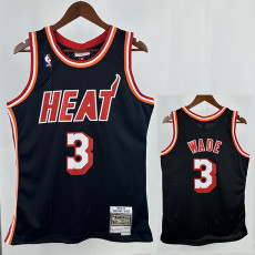 13/14  HEAT WADE # 3 Top Quality Hot Pressing Retro NBA Jersey