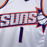 23/24 SUNS BOOKER #1 White Top Quality Hot Pressing NBA Jersey