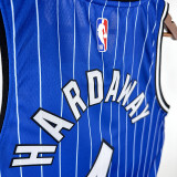 18/19 Magic HARDAWAY #1 Retro Striped Blue Top Quality Hot Pressing NBA Jersey 复古 条纹蓝色