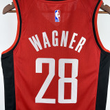 22/23 ROCKETS WAGNER #28 Red Away Top Quality Hot Pressing NBA Jersey