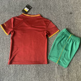 2000 Portugal Home Kids Retro Soccer Jersey