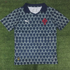25-26 Portugal Pattern Blue  Training shirts