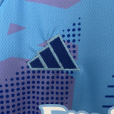 24/25 RMA  Blue Goalkeeper  Fans Soccer Jersey
