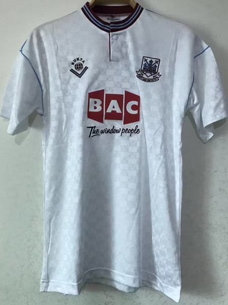 1989/1990 West Ham Away Retro Soccer Jersey