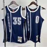 2015/16 OKC WESTBROOK #0 Royal Blue Retro Top Quality Hot Pressing NBA Jersey