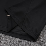 25/26 ARS Black Retro Edition Half Pull Tracksuit #B25113(半拉链)