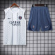 25-26 PSG Grid Tower White Tank top and shorts suit