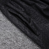 25/26 BAR Steel Seal Edition Black Kids Half Pull Tracksuit #E25165(半拉链、童装)