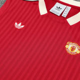 25/26 Man Utd Retro Red Tank top and shorts suit