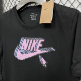 2025 T272 NK Mouse Pure Cotton Black T-shirt