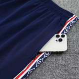 25/26  Man Utd Royal Blue  Jacket Tracksuit#F13（宝蓝白色拉链）