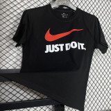 2025NK JUSTDOIT Black Pure Cotton T-shirt# T 240