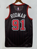 25/26 BULLS RODMAN # 91 Flying Man Limited Edition Top Quality Hot Pressing NBA Jersey