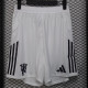 25/26 Man Utd White  Player Version Shorts Pants球员