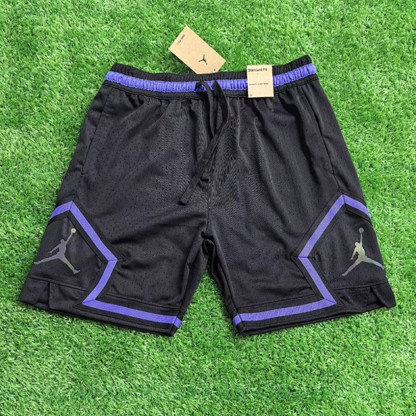 25/26 Flying Man Casual NBA Edition Black Purple shorts# J2425