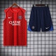 25-26 PSG Grid Tower Red Tank top and shorts suit