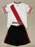 25/26 River Plate Home Kids  Soccer Jersey