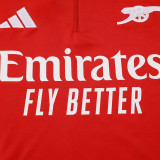 25/26  ARS Red  Kids Half Pull Tracksuit #E2524 (半拉链)