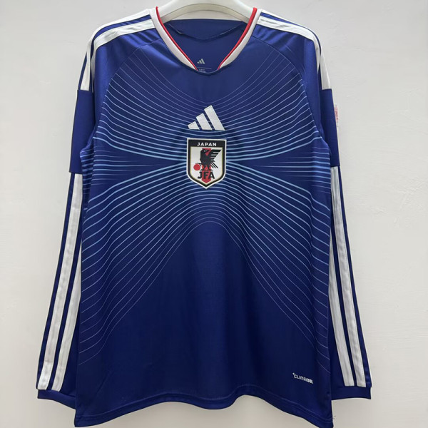 26/27 Japan Home Long Sleeve Fans Soccer Jersey
