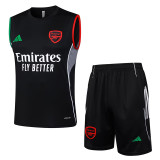 25/26  ARS Black Tank top and shorts suit#D2552