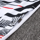 25/26 Sao Paulo FC White Inkjet Jacket Tracksuit#A2574 (半拉链)
