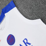 25-26 PSG White Tank top and shorts suit