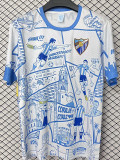 25/26 Málaga CF Special Edition White Fans Soccer Jersey